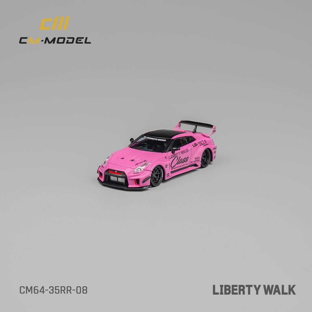 CM MODEL 1/64 NISSAN LBWK GT35RR - PINK_5