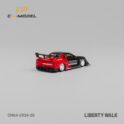 CM MODEL 1/64 NISSAN LBWK ER34 - ADVAN