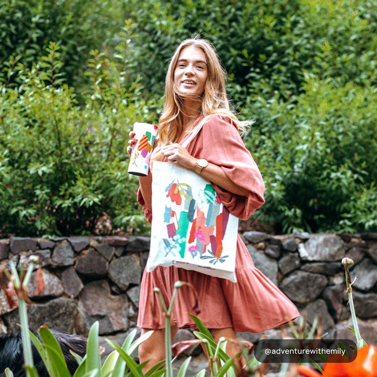 STTOKE Summer Blooms Tote Bag_2
