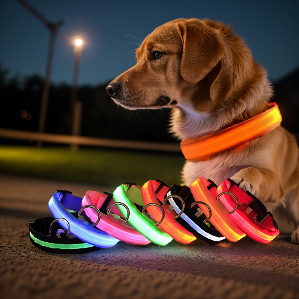 LED Glow-In-The-Dark Pet Collar, Battery Powered (Additional 25% off on every 2 units bought)_0