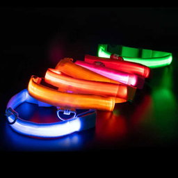 LED Glow-In-The-Dark Pet Collar, Battery Powered (Additional 25% off on every 2 units bought)
