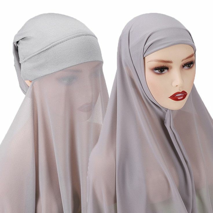 طرحة مدمجة مع بندانه (ملون) 