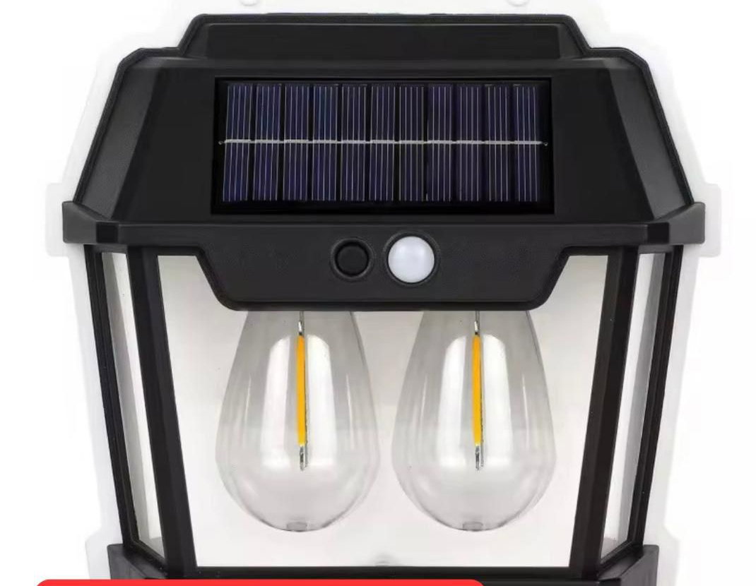 Lampe murale solaire double ampoule Article_N°BCB_0078
