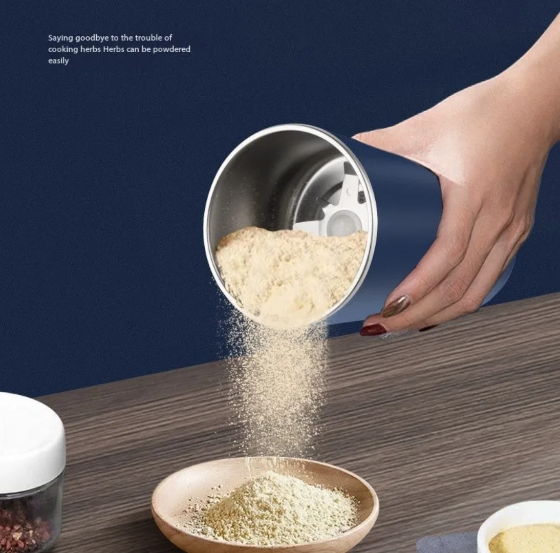 Glass-Shaped Grain Grinder – Efficient & Stylish_2