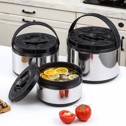 3-Piece Stainless Steel Food Warmers – Keep Your Meals Hot