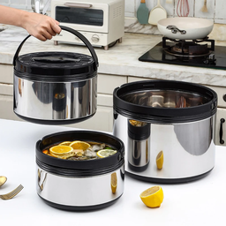 3-Piece Stainless Steel Food Warmers – Keep Your Meals Hot