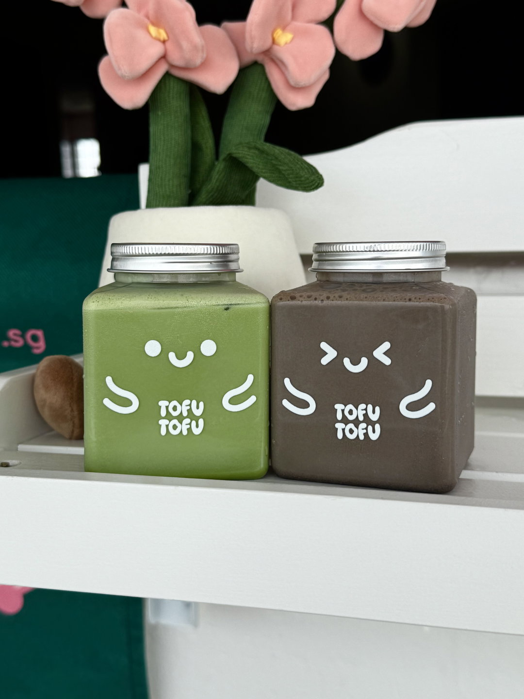 bottled matcha latte