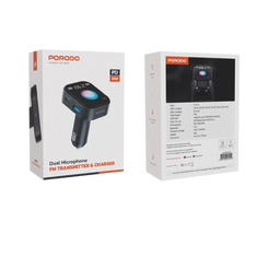Porodo Bluetooth FM Transmitter with Voice Command