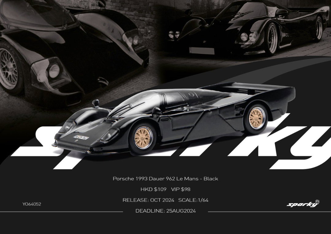 SPARKY MODEL 1/64 PORSCHE DAUER 962