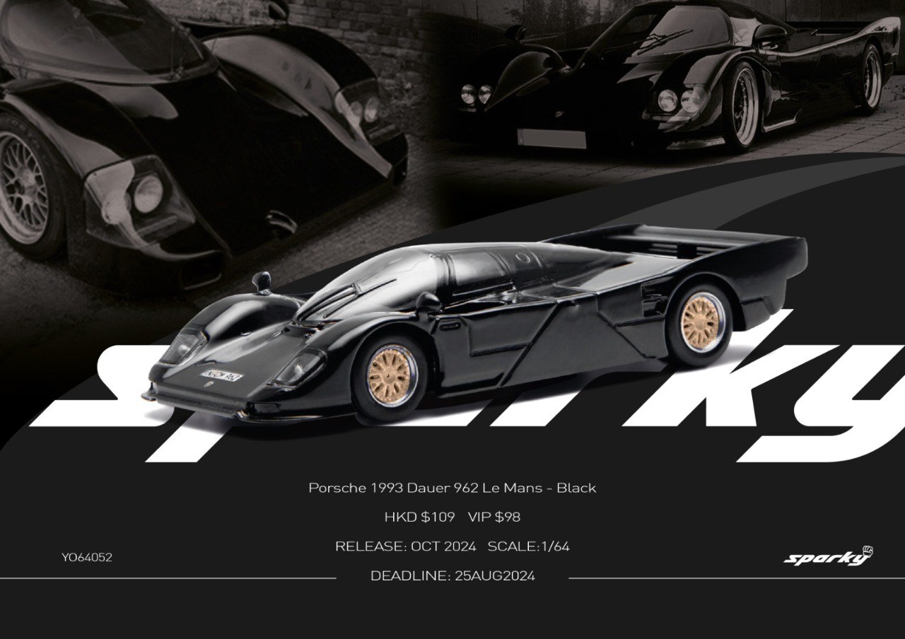 SPARKY MODEL 1/64 PORSCHE DAUER 962_0