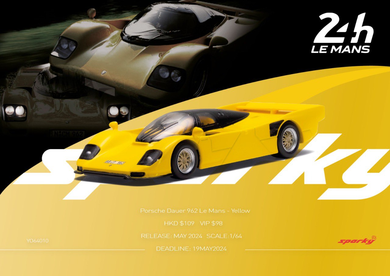SPARKY MODEL 1/64 PORSCHE DAUER 962_3