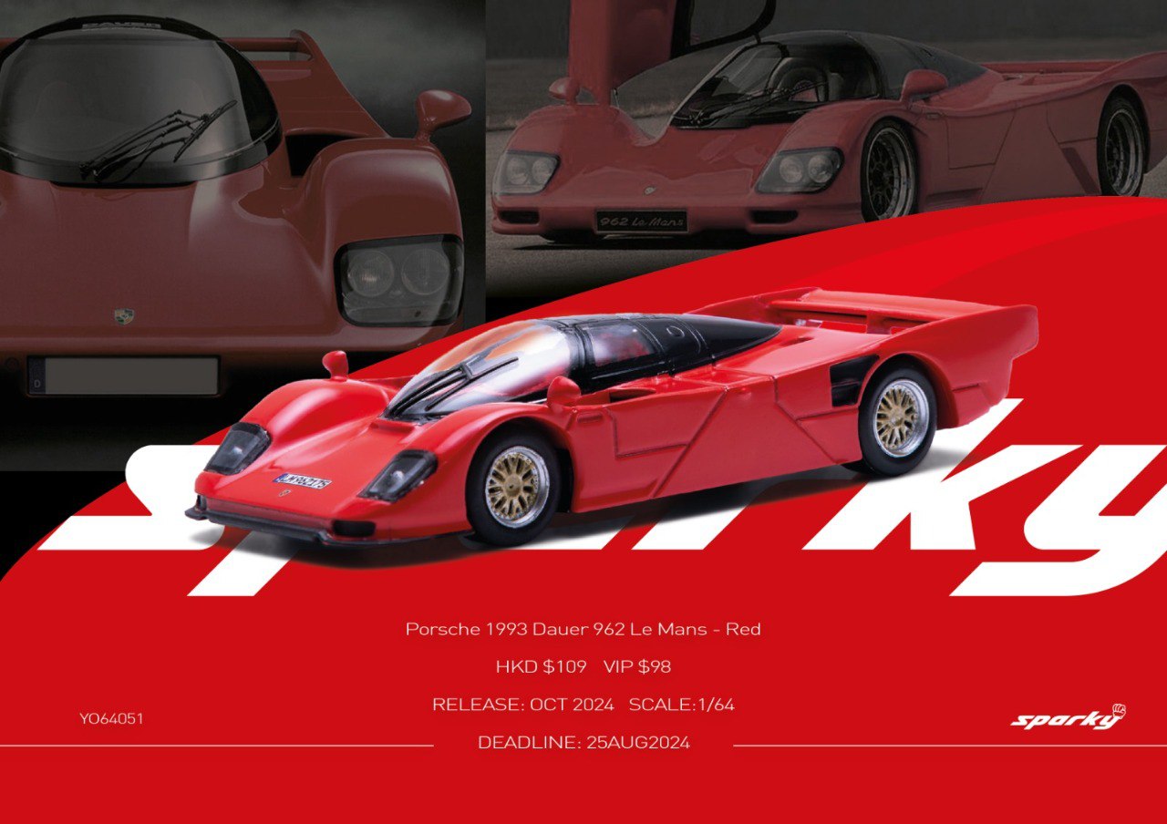 SPARKY MODEL 1/64 PORSCHE DAUER 962_5