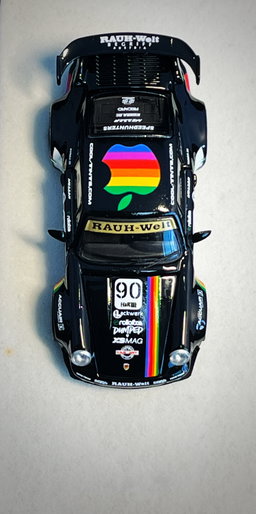 PGM MODEL 1/64 PORSCHE RWB964 BLACK APPLE #90