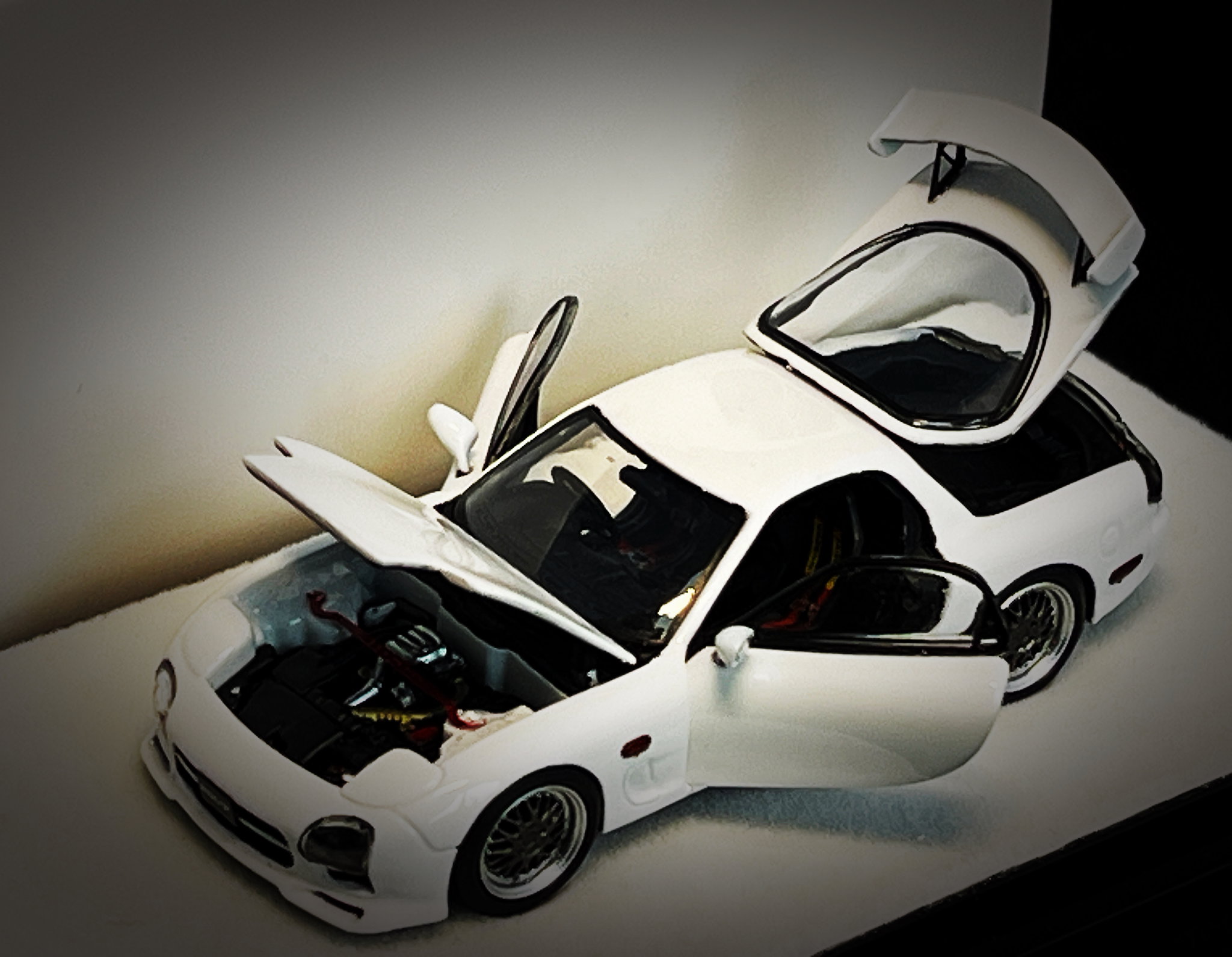 PGM MODEL 1/64 MAZDA RX7 - WHITE_9