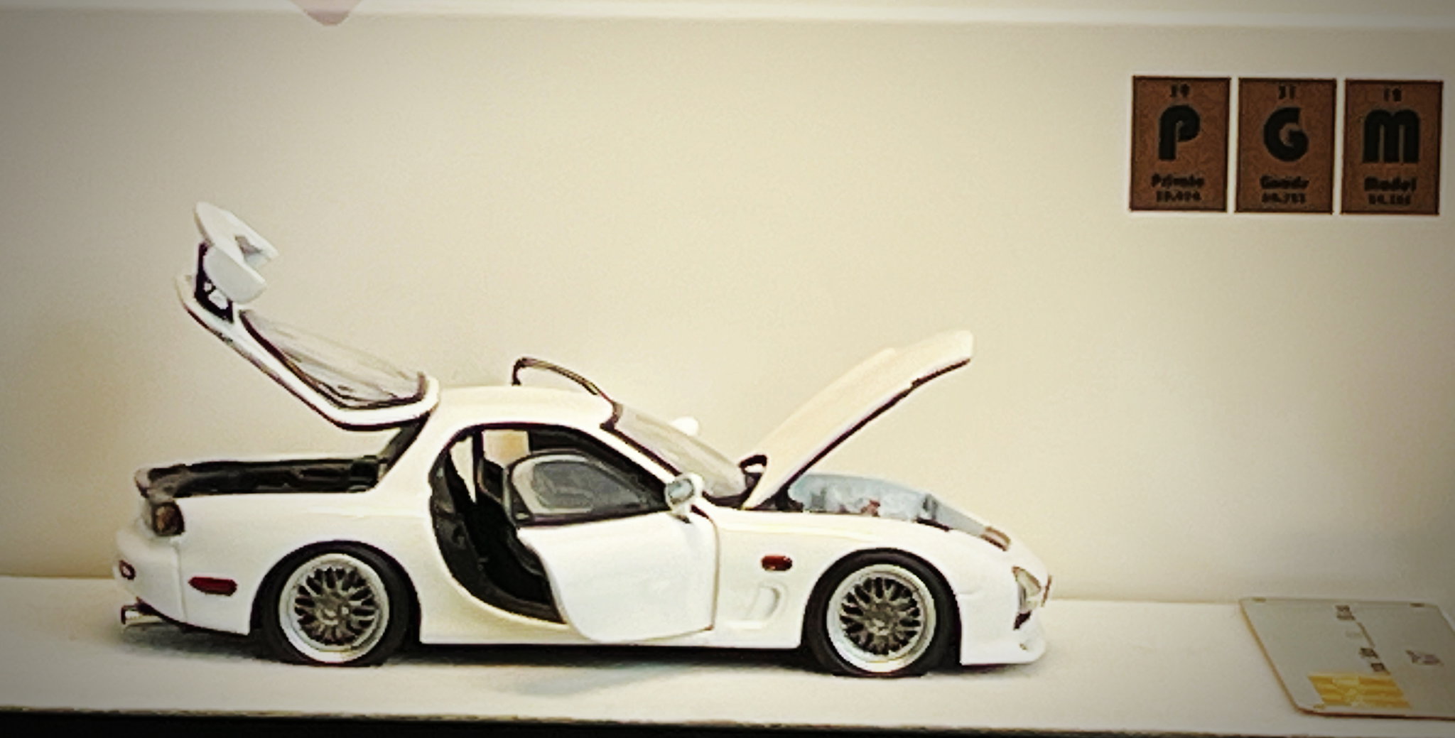 PGM MODEL 1/64 MAZDA RX7 - WHITE_10