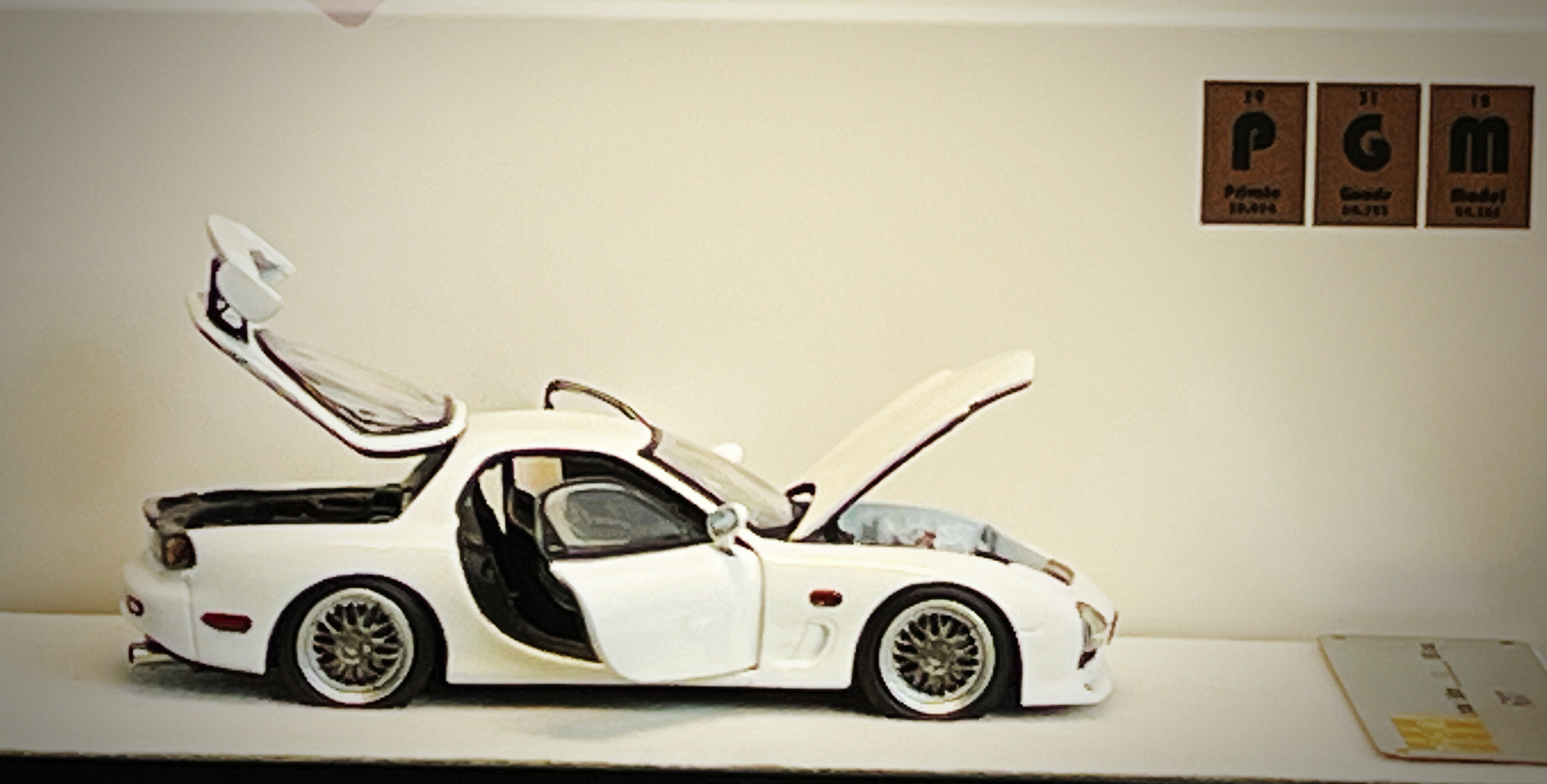 PGM MODEL 1/64 MAZDA RX7 - WHITE_10