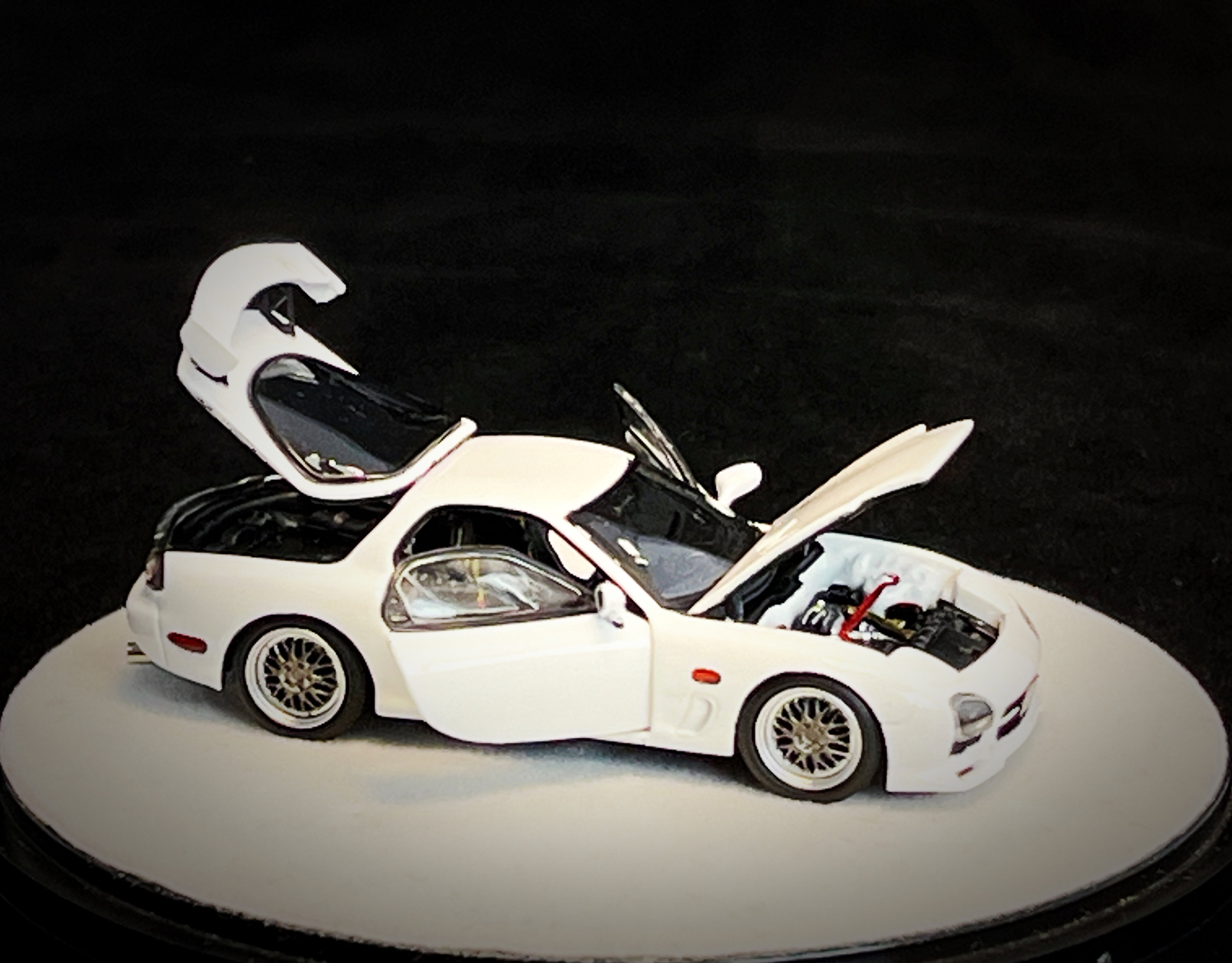 PGM MODEL 1/64 MAZDA RX7 - WHITE_3