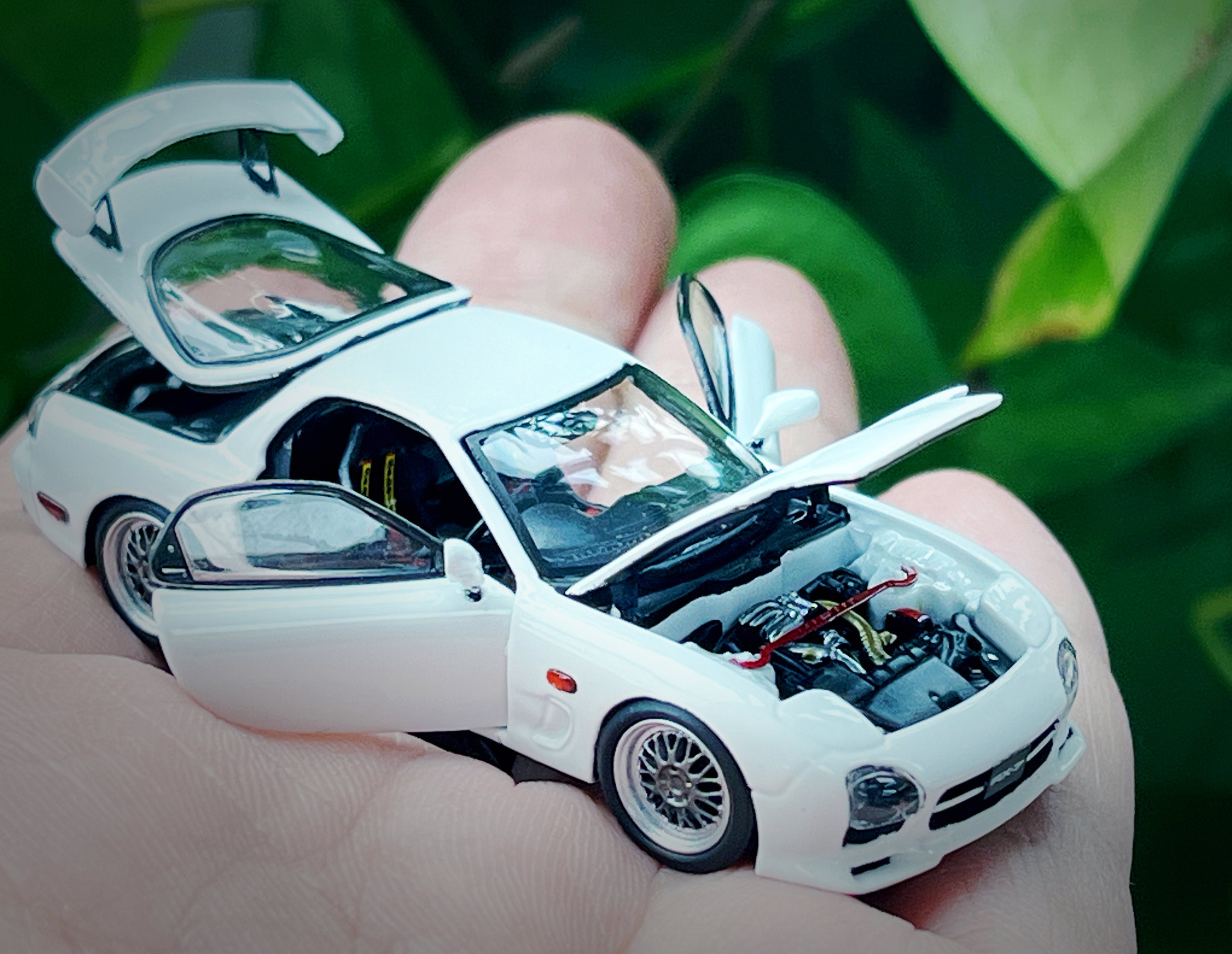 PGM MODEL 1/64 MAZDA RX7 - WHITE_13