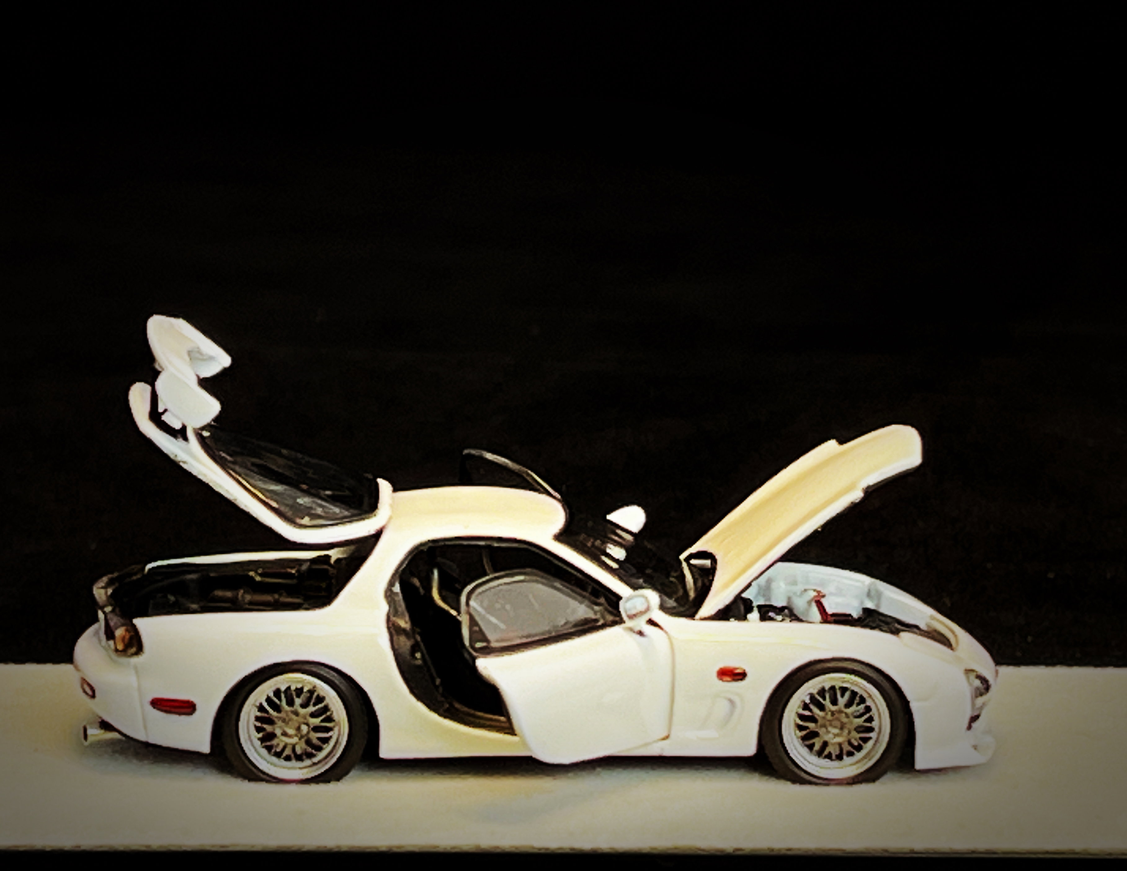 PGM MODEL 1/64 MAZDA RX7 - WHITE_11