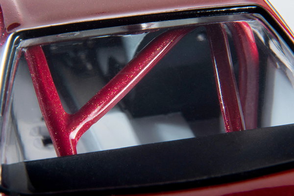 TLVN MODEL 1/64 NISSAN SKYLINE GT-R R32 GROUP A PLAIN COLOR VERSION RED_4