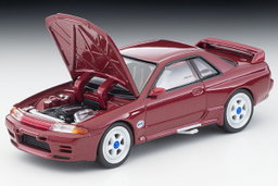 TLVN MODEL 1/64 NISSAN SKYLINE GT-R R32 GROUP A PLAIN COLOR VERSION RED