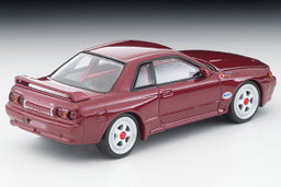 TLVN MODEL 1/64 NISSAN SKYLINE GT-R R32 GROUP A PLAIN COLOR VERSION RED