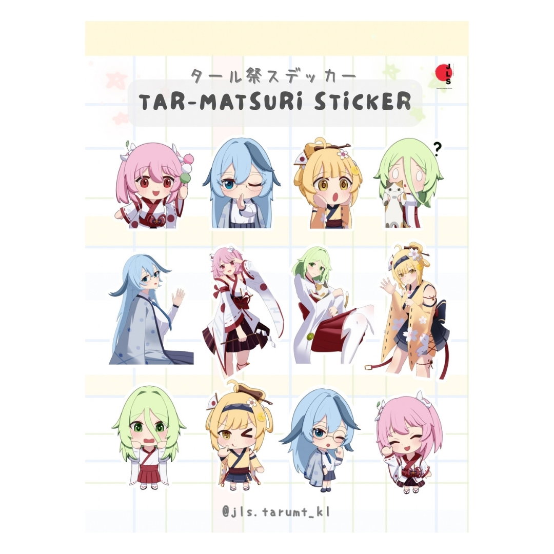 TAR-Matsuri Sticker Sheet | タルー祭 ステッカーシート_1