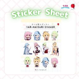 TAR-Matsuri Sticker Sheet | タルー祭 ステッカーシート