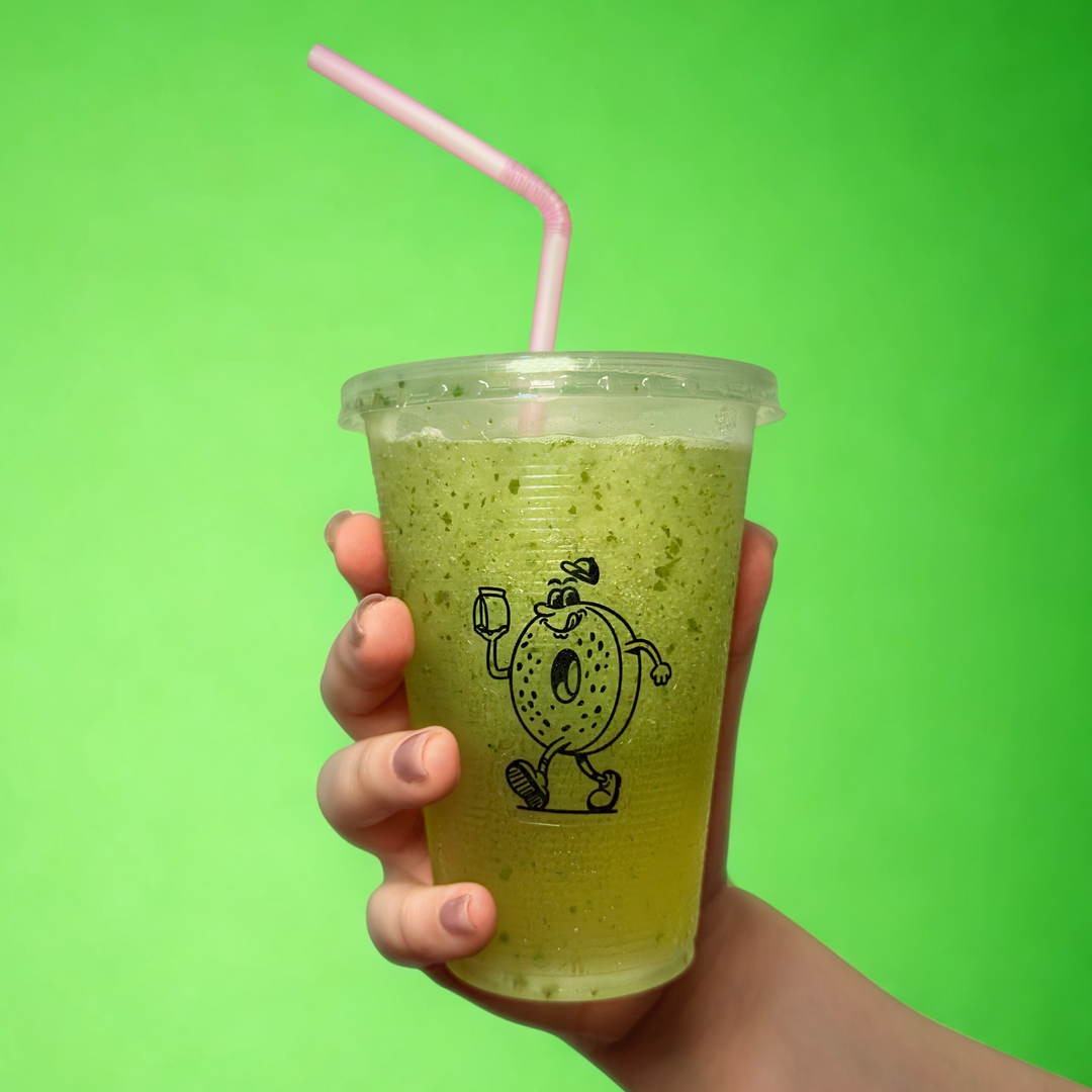 Limonada-hierbabuena shake