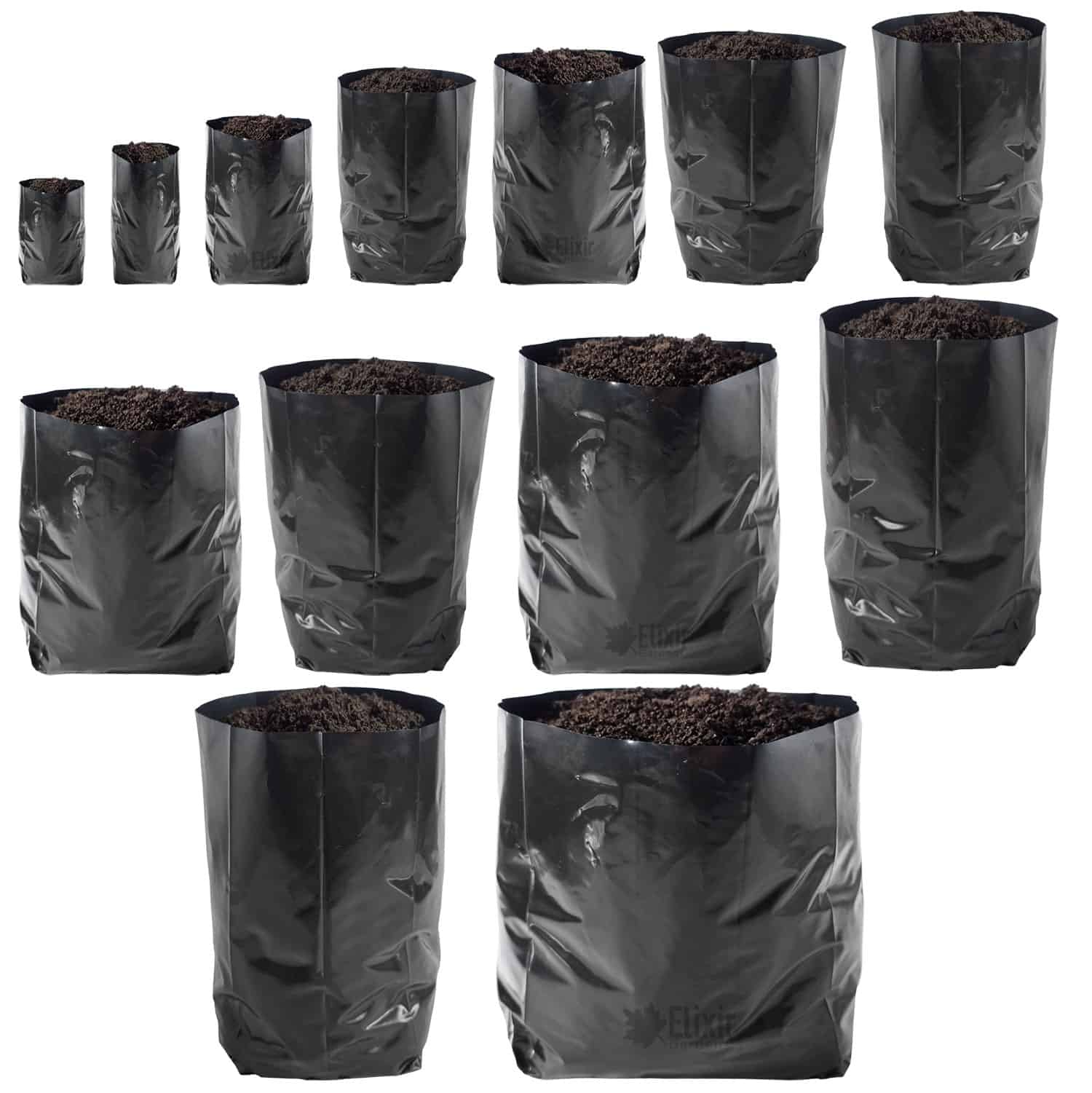 Grow Bags | Black (Size 14 & below)_0
