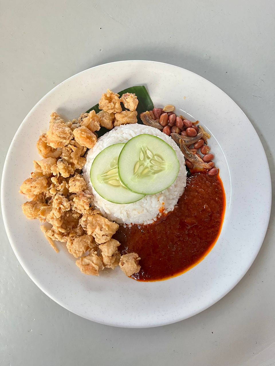 Nasi Lemak Sotong Goreng_0
