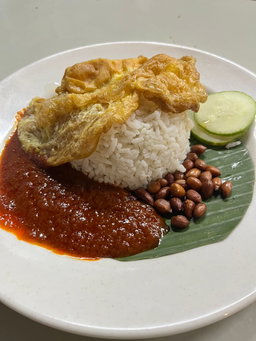 Nasi Lemak Telur Dadar