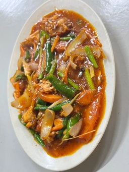 Nasi Putih Paprik Ayam