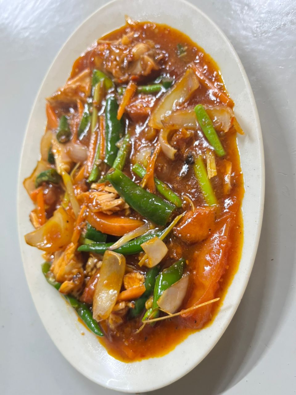Nasi Putih Paprik Ayam_0