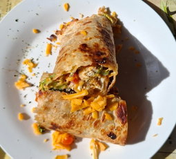 Toasted Chicken Roti Wrap