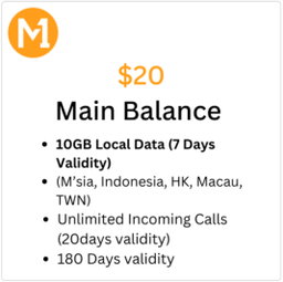 M1 Prepaid Main Balance Top-up