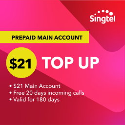 SingTel Prepaid Main Wallet Recharge