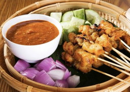Satay (min 20 sticks with prawn noodles party pack)