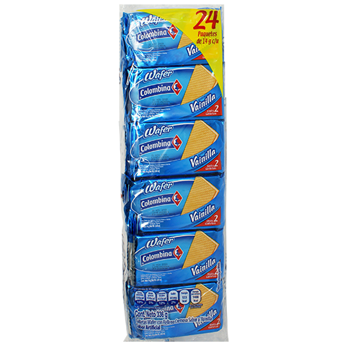 Galletas Wafer 24 unidades _0