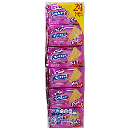 Galletas Wafer 24 unidades _1