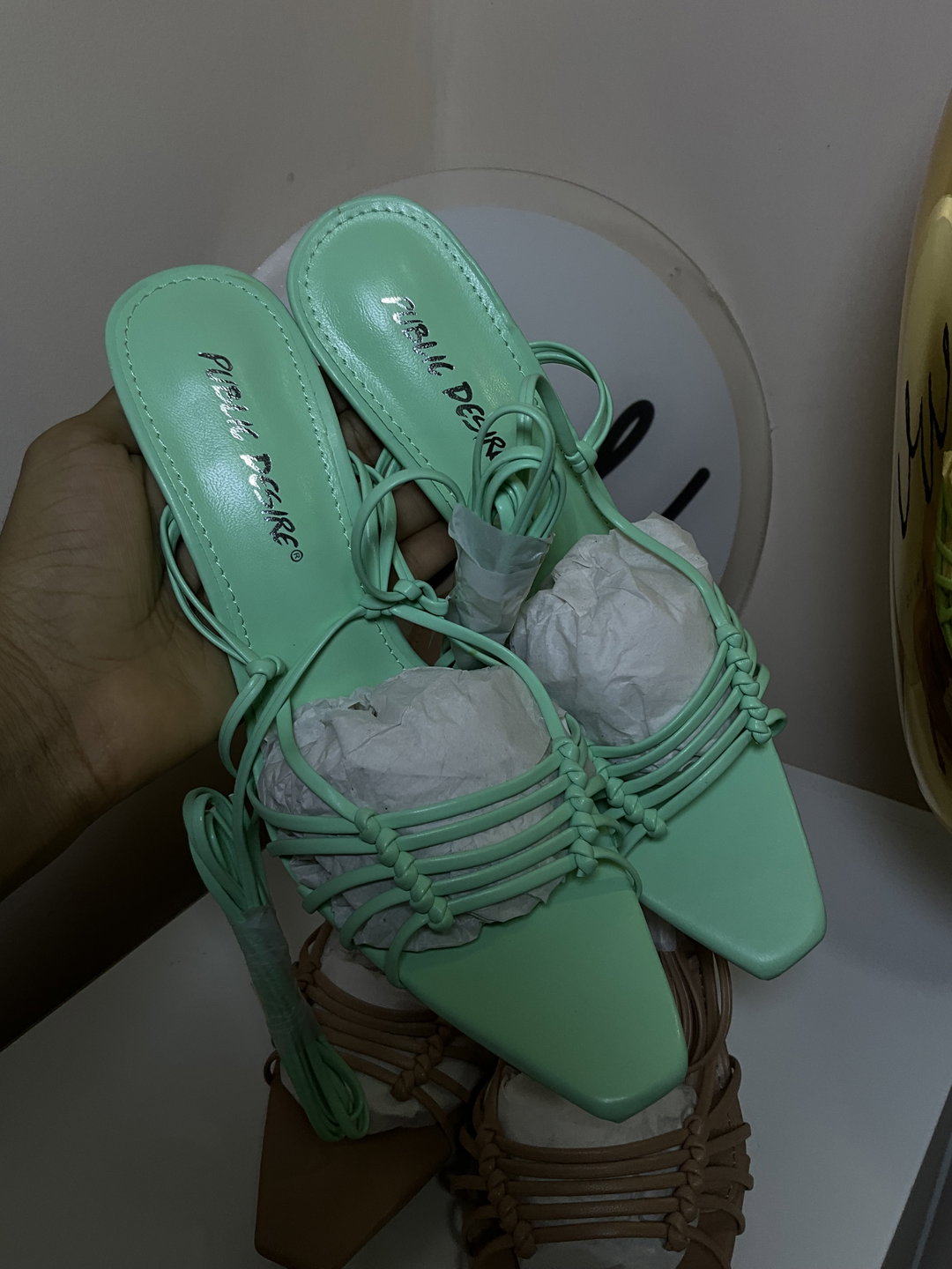 Lace-Up Heels