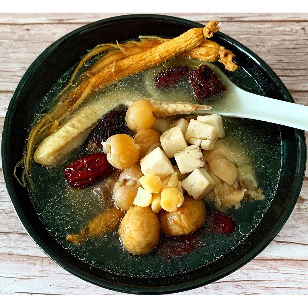 Herbal Ginseng Scallops Three Dates Soup 100gr