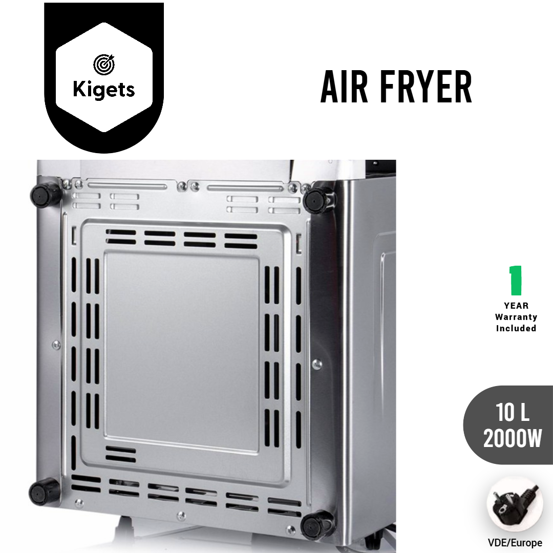 10L Digital Full Metal Air Fryer with Visible Window _7