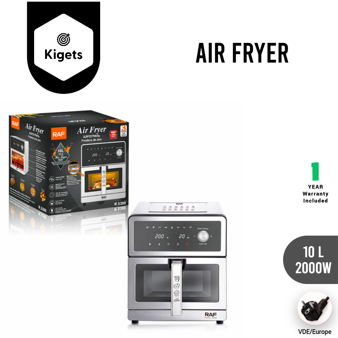 10L Digital Full Metal Air Fryer with Visible Window _0