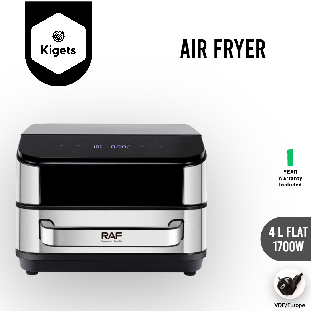 4L Digital Wide Tray Air Fryer with Visible Window _1