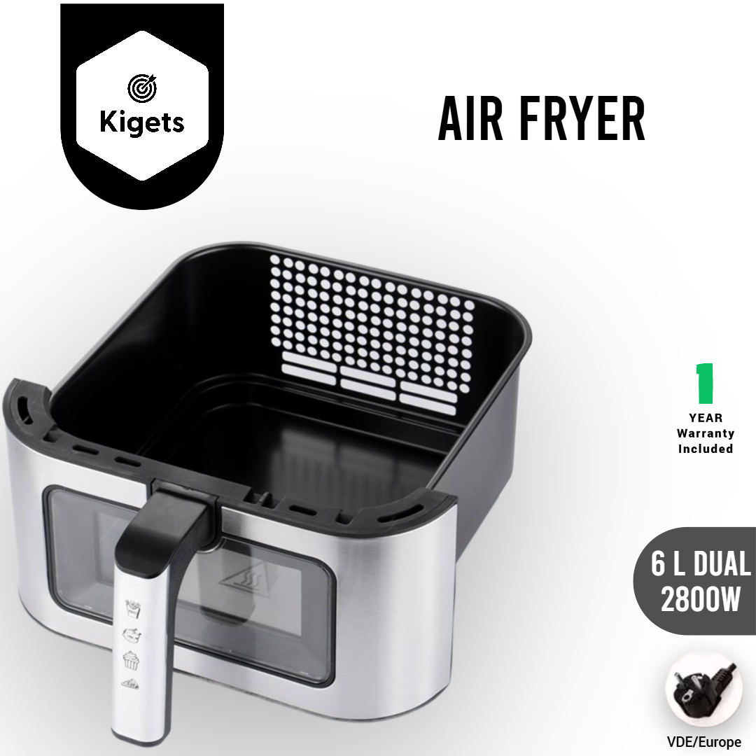 6L Dual Digital Air Fryer _12
