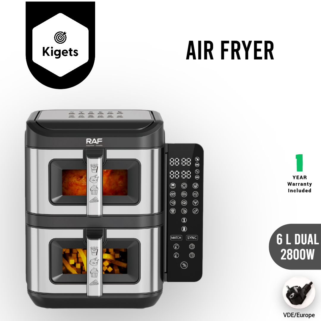 6L Dual Digital Air Fryer _1