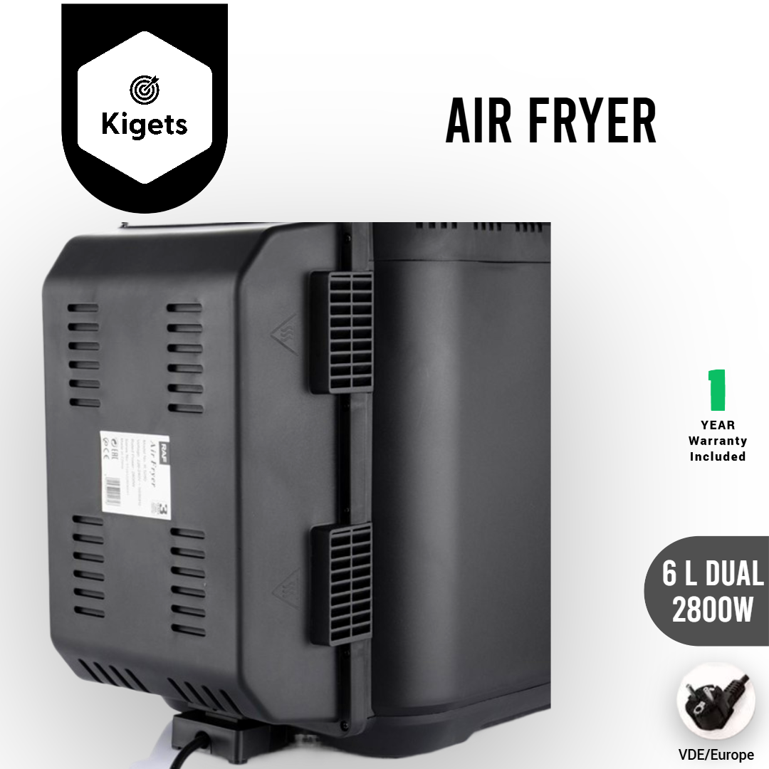 6L Dual Digital Air Fryer _9