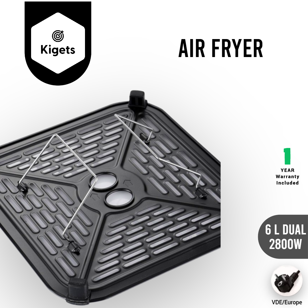 6L Dual Digital Air Fryer _14