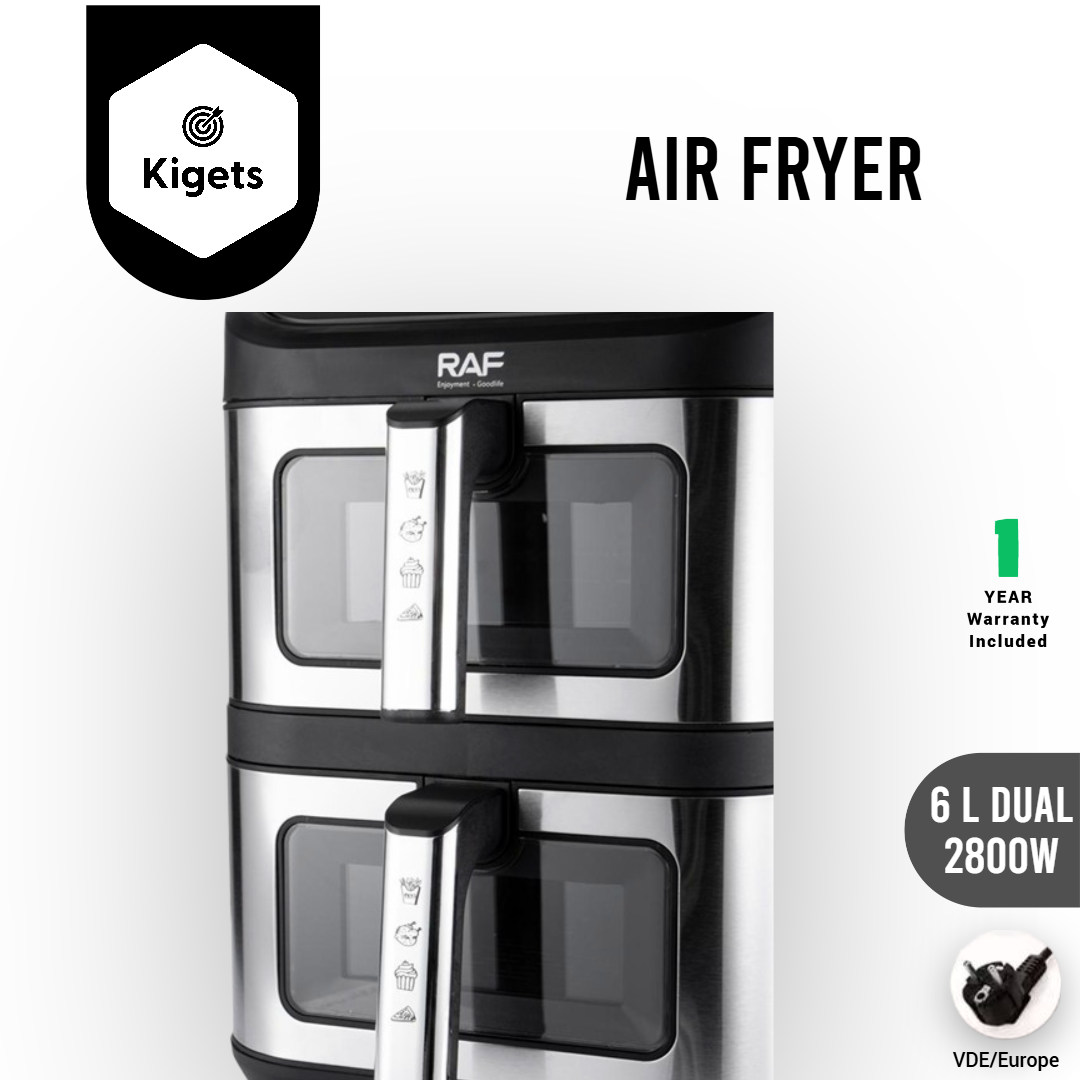 6L Dual Digital Air Fryer _6